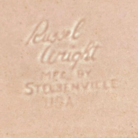 Vintage Russel Wright American Modern Steubenville Celery Tray in Coral - Picture 2 of 4